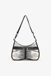 Roberto Cavalli Torino Bag In Black/white
