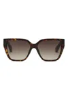 Roberto Cavalli Sunglasses With Wide And Feminine Front In Brown