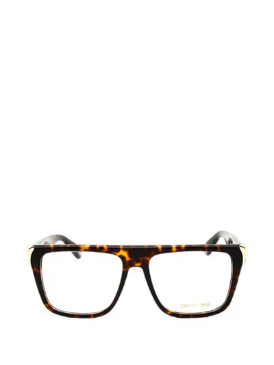 Roberto Cavalli Tortoiseshell-effect Glasses In Yellow
