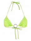 Roberto Cavalli Triangle-cup Bikini Top In Grün