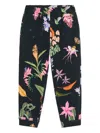 Roberto Cavalli Tropical-print Jersey Trousers In Multi