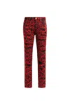 Roberto Cavalli Trousers In Red