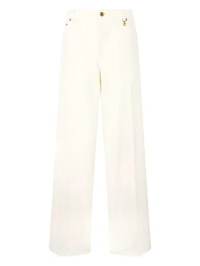 Roberto Cavalli Trousers In White