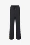 Roberto Cavalli Trousers With Snake Bands In Black