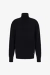 Roberto Cavalli Turtleneck Sweater In Black
