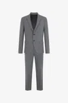 Roberto Cavalli Two-button Suit Jacket In Gray