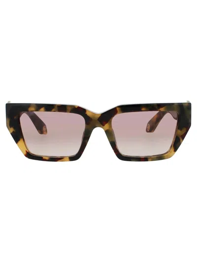 Roberto Cavalli Unisex Gradient Acetate Sunglasses - Src016m Style In Black