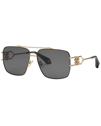 Roberto Cavalli Unisex Src131610 30mm Sunglasses In Black