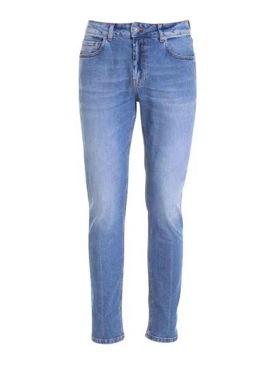 Roberto Cavalli Skinny Jeans In Light Wash