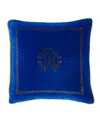 Roberto Cavalli Venezie Cushion In Blue