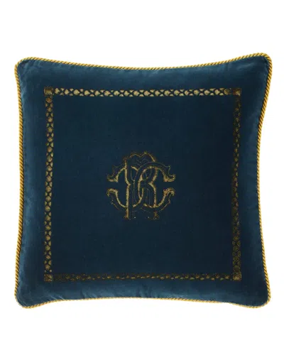 Roberto Cavalli Venezia Cushion, 16"sq. In Green