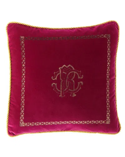 Roberto Cavalli Venezia Cushion, 16"sq. In Pink