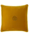 Roberto Cavalli Venezie Cushion In Mustard