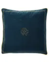Roberto Cavalli Venezia Cushion, 27"sq. In Blue
