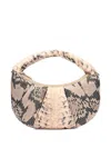 Roberto Cavalli Venezia Python-embossed Tote Bag In Neutral
