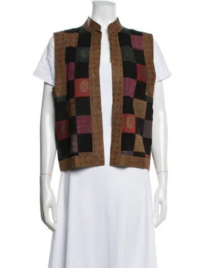 Pre-owned Roberto Cavalli Vintage 1970's Vest In Brown