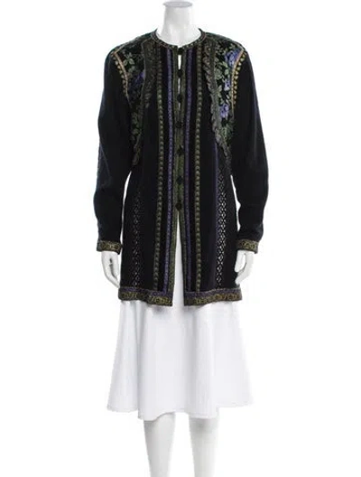 Pre-owned Roberto Cavalli Vintage 1980's Coat In Multi