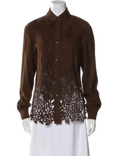 Pre-owned Roberto Cavalli Vintage 1999 Jacket In Brown