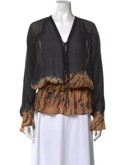 Pre-owned Roberto Cavalli Vintage 2000's Blouse