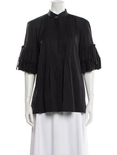 Pre-owned Roberto Cavalli Vintage 2000's Blouse In Black