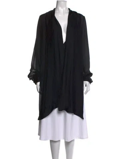 Pre-owned Roberto Cavalli Vintage 2000's Blouse In Black