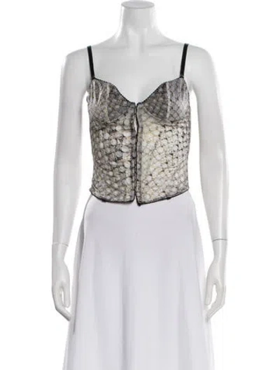 Pre-owned Roberto Cavalli Vintage 2000's Nightgown In Neutral