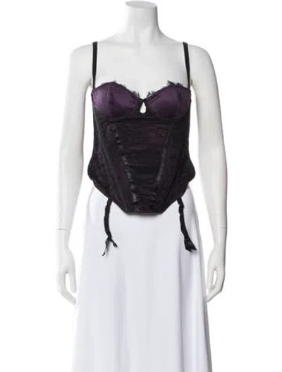 Pre-owned Roberto Cavalli Vintage 2000's Nightgown In Purple