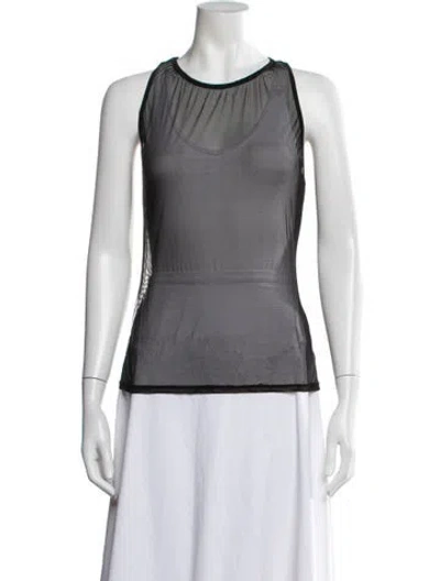 Pre-owned Roberto Cavalli Vintage 2000's Top In Black