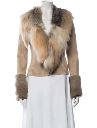 Pre-owned Roberto Cavalli Vintage 2001 Sweater In Neutral