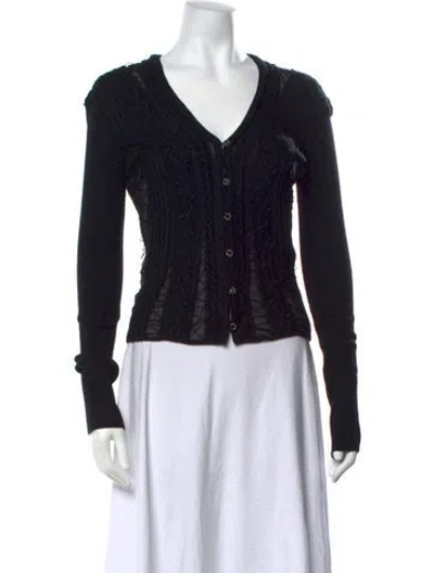 Pre-owned Roberto Cavalli Vintage 2003 Sweater In Black