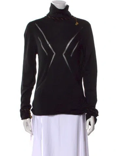 Pre-owned Roberto Cavalli Vintage 2003 Sweater W/ Tags In Black