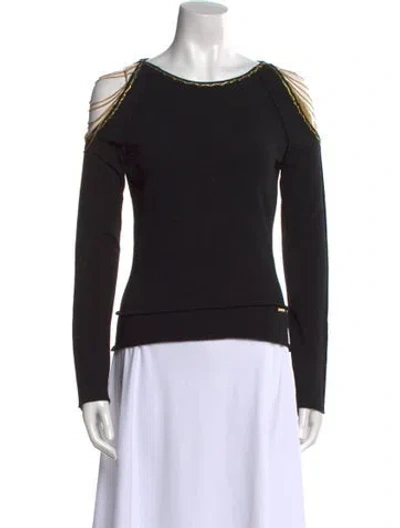 Pre-owned Roberto Cavalli Vintage 2003 Sweatshirt In Black