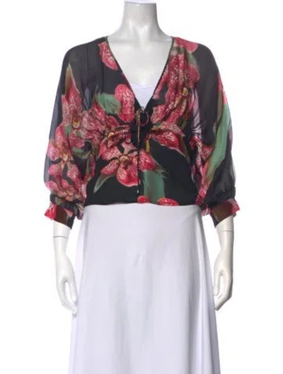 Pre-owned Roberto Cavalli Vintage 2004 Blouse In Black