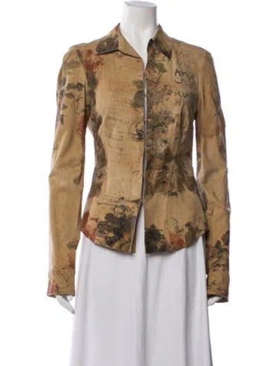 Pre-owned Roberto Cavalli Vintage 2004 Jacket In Multicolor