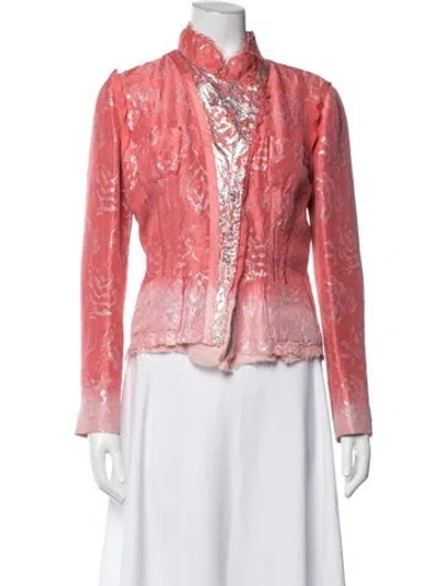 Pre-owned Roberto Cavalli Vintage 2004 Jacket In Pink