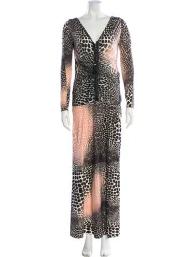 Pre-owned Roberto Cavalli Vintage 2004 Skirt Set In Multi
