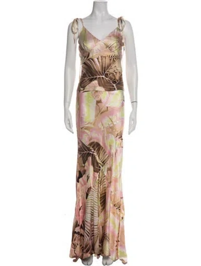 Pre-owned Roberto Cavalli Vintage 2004 Skirt Set In Multi