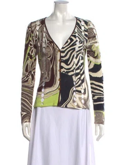 Pre-owned Roberto Cavalli Vintage 2004 Sweater In Neutrals