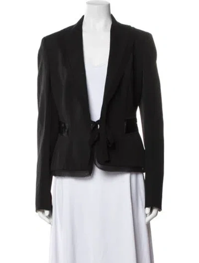 Pre-owned Roberto Cavalli Vintage 2005 Blazer In Black