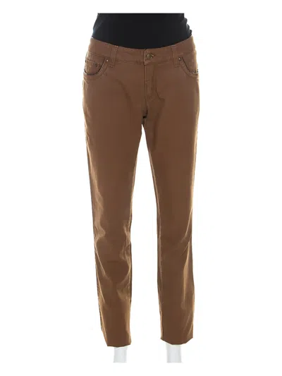 Pre-owned Roberto Cavalli Vintage 2005 Cotton Trousers