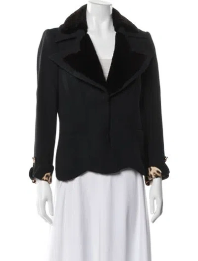 Pre-owned Roberto Cavalli Vintage 2005 Evening Jacket In Black