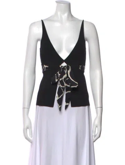 Pre-owned Roberto Cavalli Vintage 2005 Top In Black