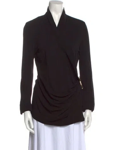 Pre-owned Roberto Cavalli Vintage 2006 Blouse In Black