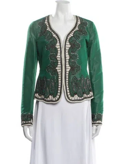 Pre-owned Roberto Cavalli Vintage 2007 Jacket In Green
