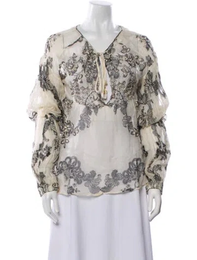 Pre-owned Roberto Cavalli Vintage 2008 Blouse