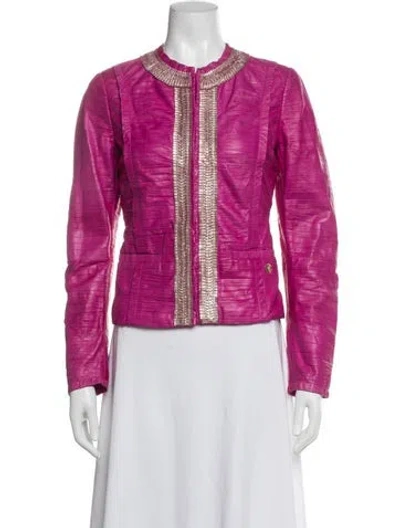 Pre-owned Roberto Cavalli Vintage 2008 Jacket In Pink