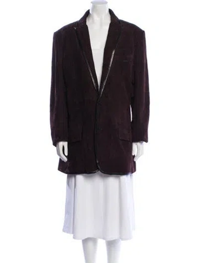 Pre-owned Roberto Cavalli Vintage 2008 Overcoat In Brown