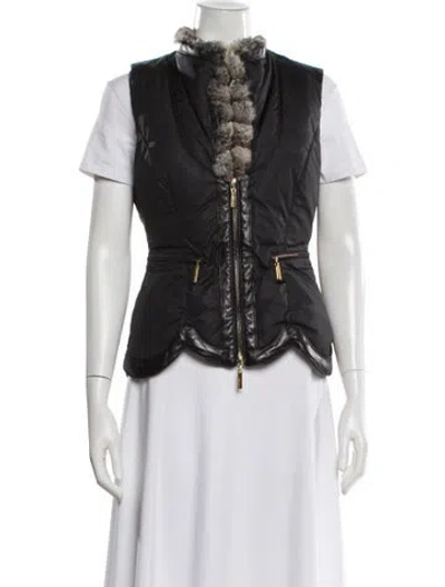 Pre-owned Roberto Cavalli Vintage 2008 Vest In Black