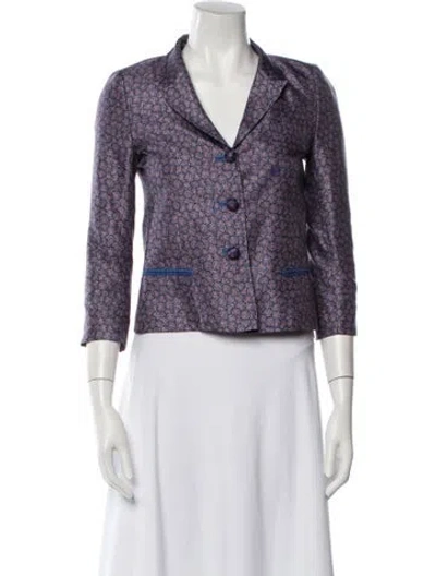 Pre-owned Roberto Cavalli Vintage 2009 Blazer In Blue