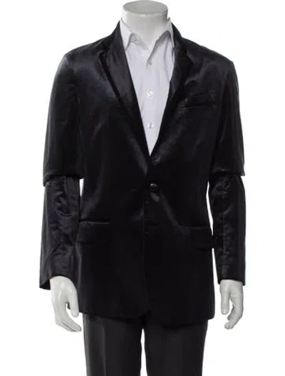 Pre-owned Roberto Cavalli Vintage 2009 Blazer In Gray